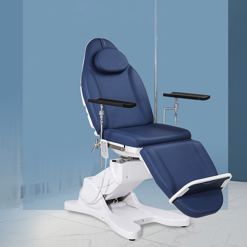 DP-YS024藍色透析椅，醫(yī)院診所病人輸液椅