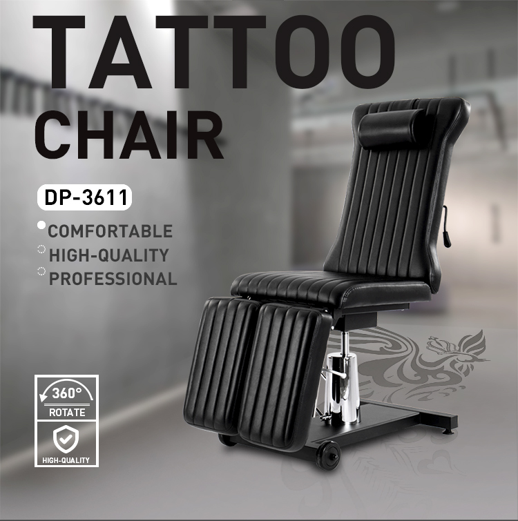 3611 分腿式按摩紋身床椅
