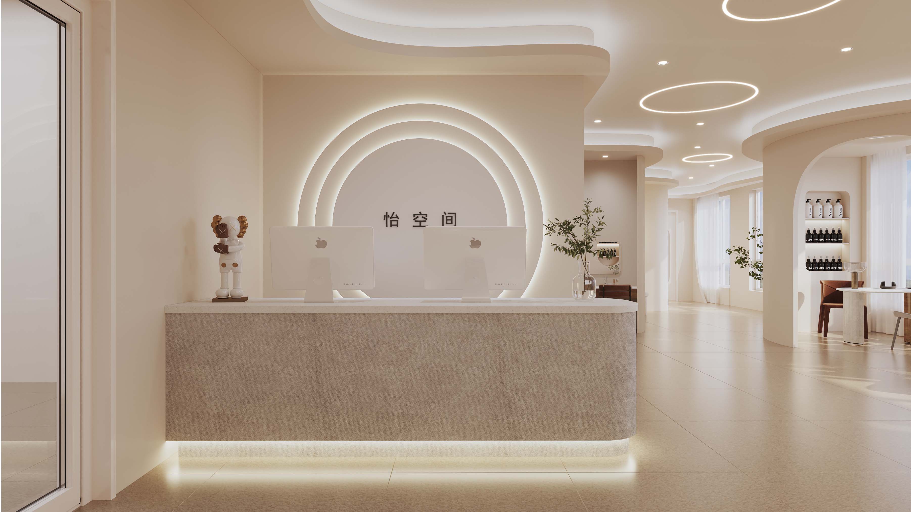 怡空間美容院裝修風格設計